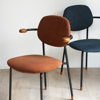 Стол | Nordic Japanese Light Luxury Simple Мека Опаковка Възглавница за подреждане на маса за Хранене, стол, Мебели за работния плот Muebles